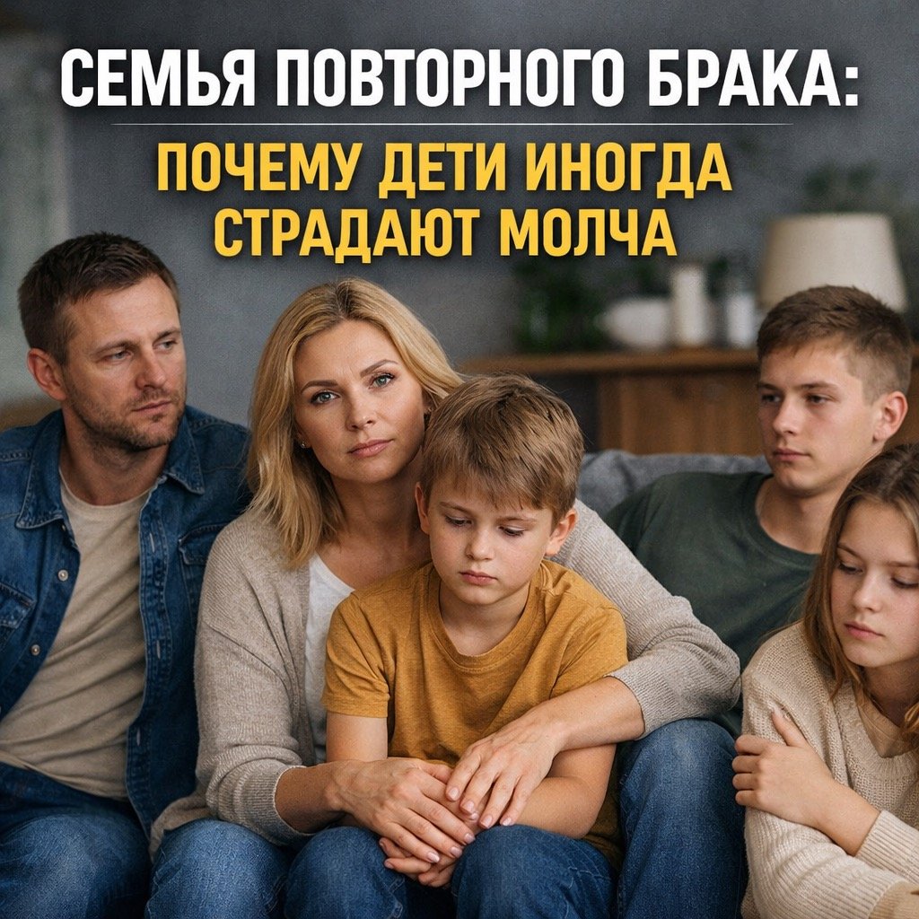 Повторный брак и дети. Как найти место каждому в новой семейной системе
